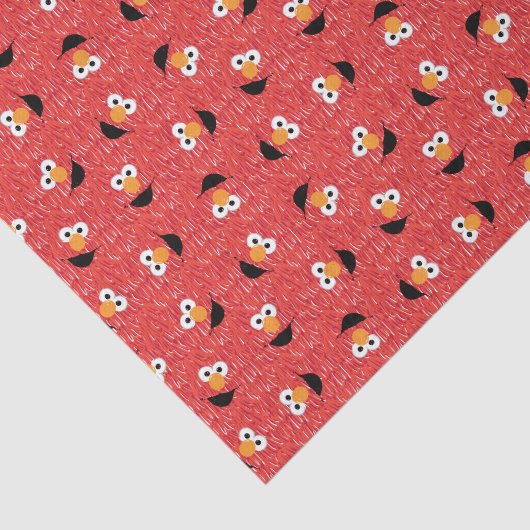 Elmo Fur Face Pattern Seidenpapier (Ausschnitt)