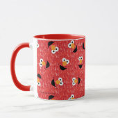 Elmo Fur Face Pattern Tasse (Links)