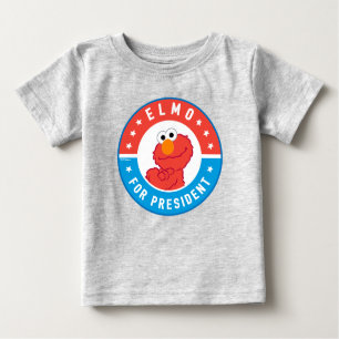 Elmo für Präsident Abzeichen Baby T-shirt