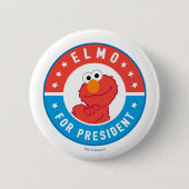 Elmo für Präsident Abzeichen Button (Vorderseite)
