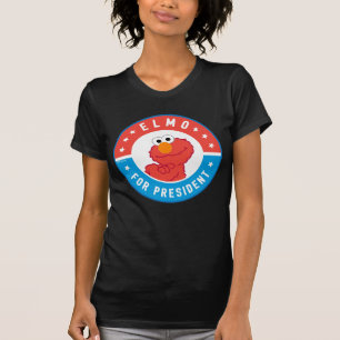 Elmo für Präsident Abzeichen T-Shirt