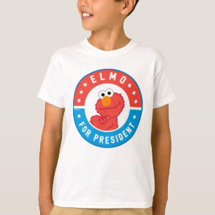 Elmo für Präsident Abzeichen T-Shirt