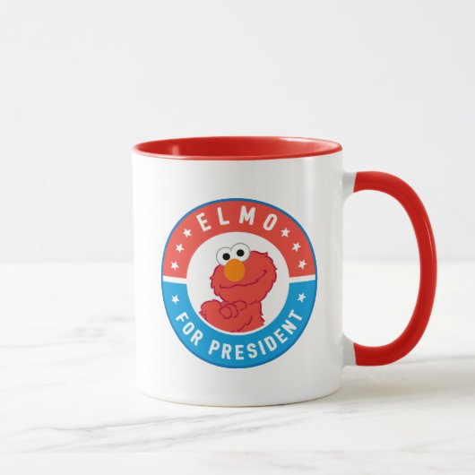 Elmo für Präsident Abzeichen Tasse (Rechts)