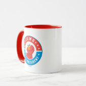 Elmo für Präsident Abzeichen Tasse (Vorderseite Links)