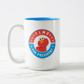 Elmo für Präsident Abzeichen Zweifarbige Tasse (Links)