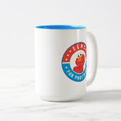 Elmo für Präsident Abzeichen Zweifarbige Tasse (VorderseiteRechts)