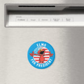 Elmo für Präsident - Flagge Magnet (In Situ (Geschirrspüler))
