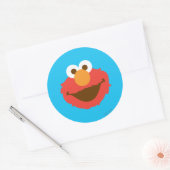 Elmo Gesicht Runder Aufkleber (Umschlag)