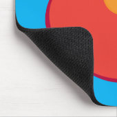Elmo Gesicht wirft einen Kuss Mousepad (Ecke)