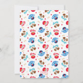 Elmo, Grover & Tango Einladung zum Geburtstag (Rückseite)