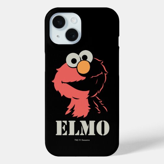 Elmo Half Case-Mate iPhone Hülle (Rückseite)