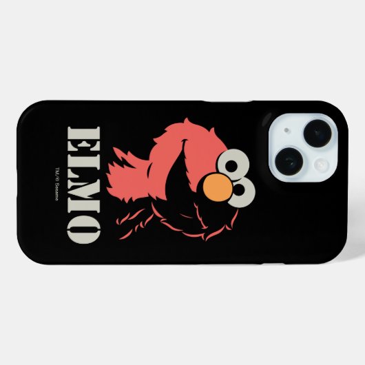 Elmo Half Case-Mate iPhone Hülle (Rückseite (Horizontal))