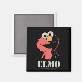 Elmo Half Magnet (Vorderseite/Rückseite)