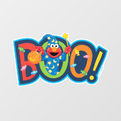 Elmo | Halloween Boo! Fensteraufkleber (Blatt)