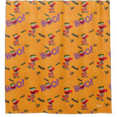 Elmo | Halloween Boo Pattern Duschvorhang (Vorderseite)