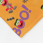 Elmo | Halloween Boo Pattern Fleecedecke (Ecke)