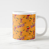 Elmo | Halloween Boo Pattern Jumbo-Tasse (Rechts)