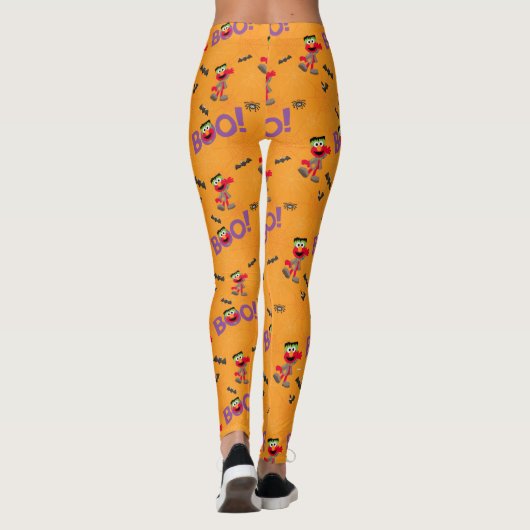 Elmo | Halloween Boo Pattern Leggings (Rückseite)