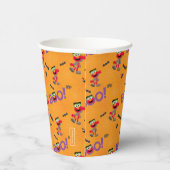 Elmo | Halloween Boo Pattern Pappbecher (Rechts)