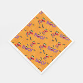 Elmo | Halloween Boo Pattern Serviette (Ecke)