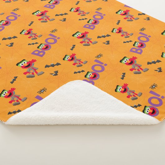 Elmo | Halloween Boo Pattern Sherpadecke (3/4)