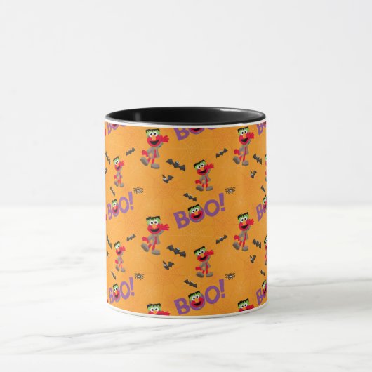 Elmo | Halloween Boo Pattern Tasse (Zentrum)