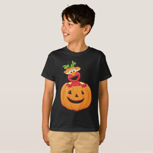 Elmo | Halloween Jack-O-Lantern T-Shirt (Vorne ganz)