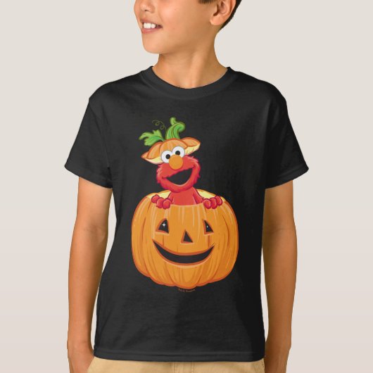 Elmo | Halloween Jack-O-Lantern T-Shirt (Vorderseite)