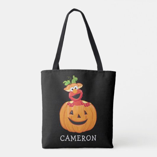 Elmo | Halloween Jack-O-Lantern Tasche (Rückseite)