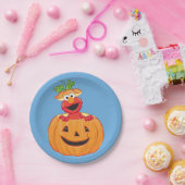 Elmo | Halloween-Kürbislaterne Pappteller (Party)