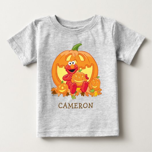 Elmo | Halloween Pumpkins Baby T-shirt (Vorderseite)