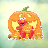 Elmo | Halloween Pumpkins Fensteraufkleber (Blatt 3)