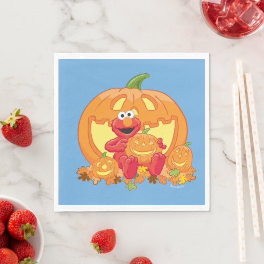 Elmo | Halloween Pumpkins Serviette (Beispiel)
