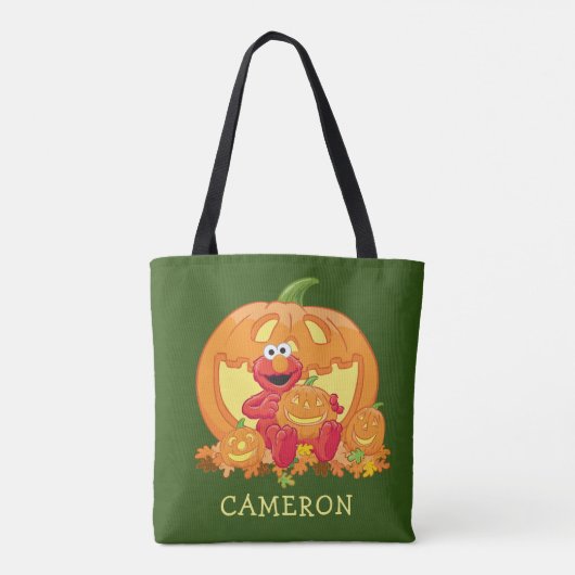 Elmo | Halloween Pumpkins Tasche (Rückseite)