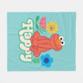Elmo Happy! Fleecedecke (Vorderseite (Horizontal))
