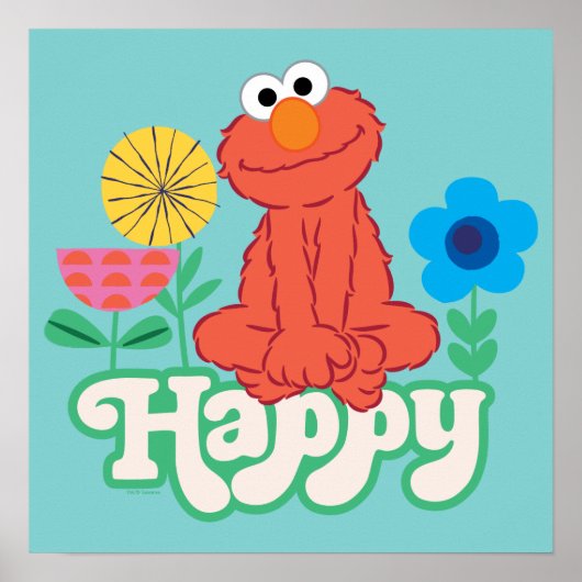 Elmo Happy! Poster (Vorne)