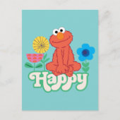 Elmo Happy! Postkarte (Vorderseite)