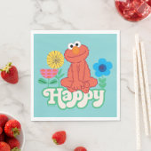 Elmo Happy! Serviette (Beispiel)