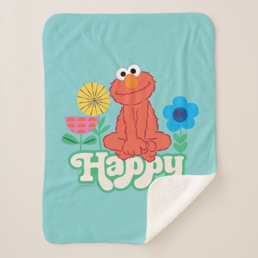 Elmo Happy! Sherpadecke (Vorderseite)