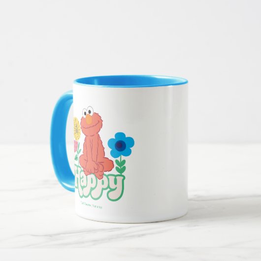 Elmo Happy! Tasse (Vorderseite Links)
