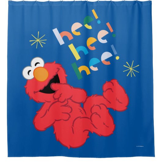 Elmo Hee! Hier! Hier! Duschvorhang (Vorderseite)