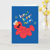 Elmo Hee! Hier! Hier! Karte (Gelbe Blume)