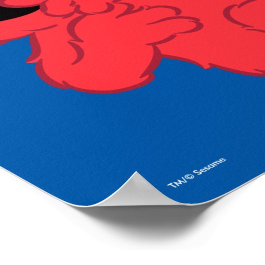 Elmo Hee! Hier! Hier! Poster (Ecke)