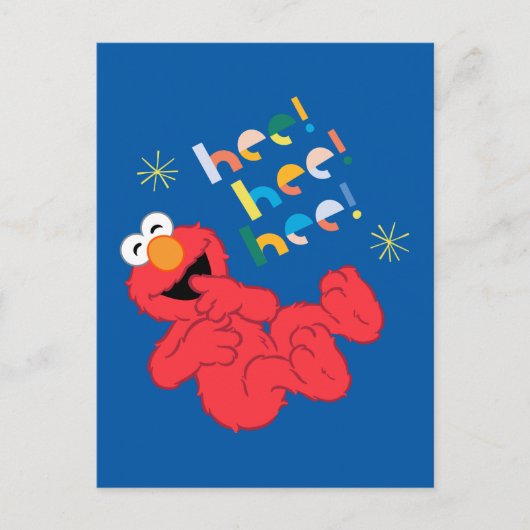 Elmo Hee! Hier! Hier! Postkarte (Vorderseite)