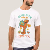 Elmo Holding seinen Haustier Goldfish T-Shirt (Vorderseite)