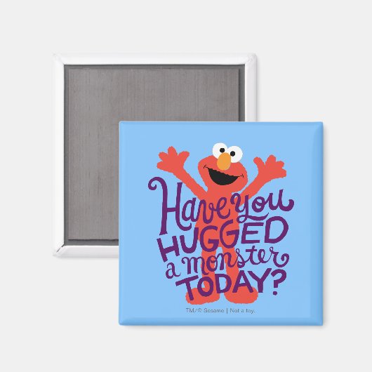 Elmo Hugging Magnet (Vorderseite/Rückseite)