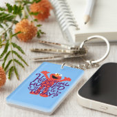 Elmo Hugging Schlüsselanhänger (Vorderseite rechts)