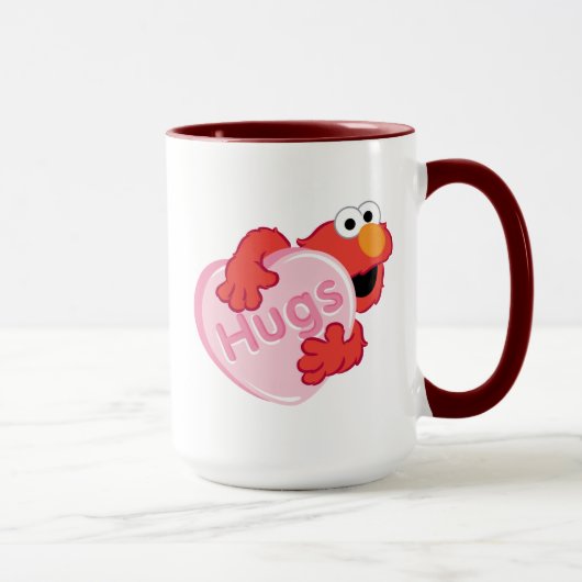 Elmo "Hugs" Valentine Heart Candy Tasse (Rechts)