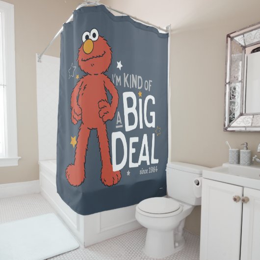 Elmo | Ich bin ein großer Deal Duschvorhang (Beispiel)