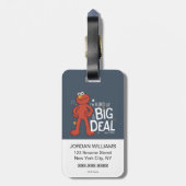 Elmo | Ich bin ein großer Deal Gepäckanhänger (Rückseite vertikal)